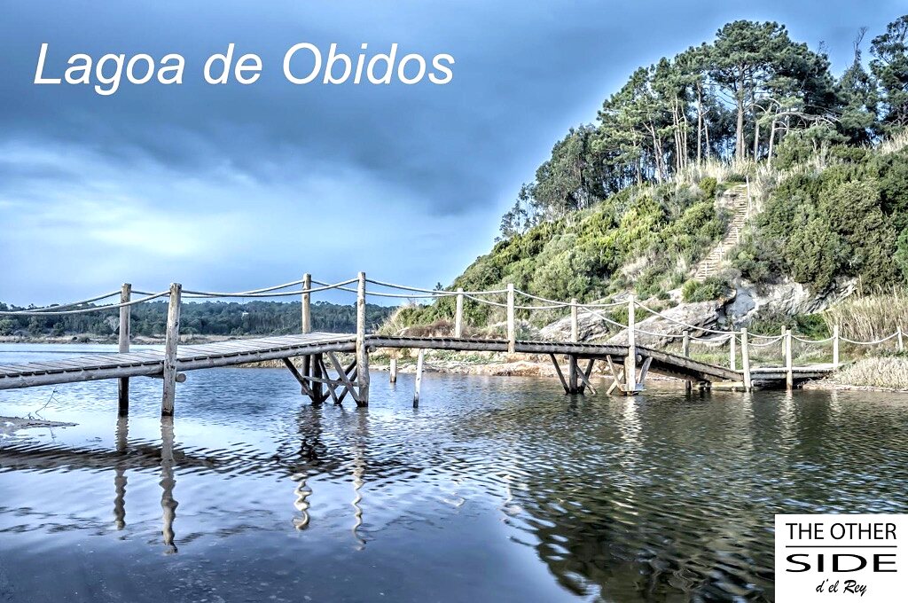 La lagune d’Óbidos et sa passerelle